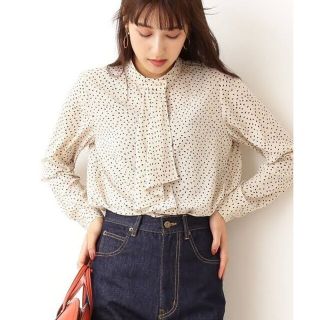 エヌナチュラルビューティーベーシック(N.Natural beauty basic)のＮ.ボウタイ風ブラウス(シャツ/ブラウス(長袖/七分))