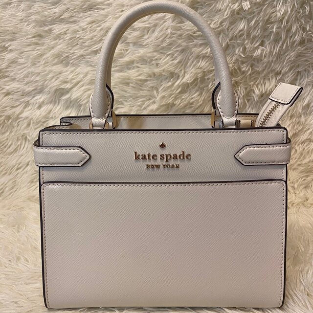 【kate spade NEW YORK 】2WAY ショルダーバッグ 白ご検討頂けると幸いです