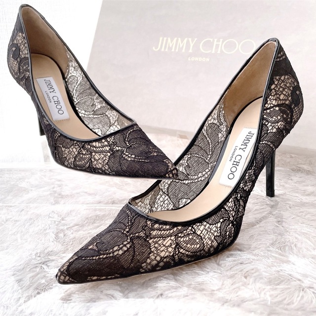 JIMMY CHOO ジミーチュウ パンプス レース　ハイヒール　試着のみ