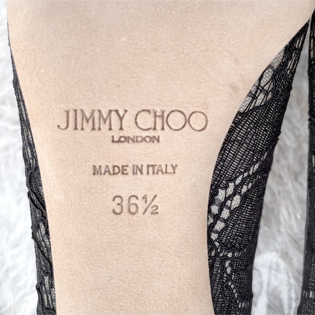 JIMMY CHOO(ジミーチュウ)のJIMMY CHOO ジミーチュウ パンプス レース　ハイヒール　試着のみ レディースの靴/シューズ(ハイヒール/パンプス)の商品写真