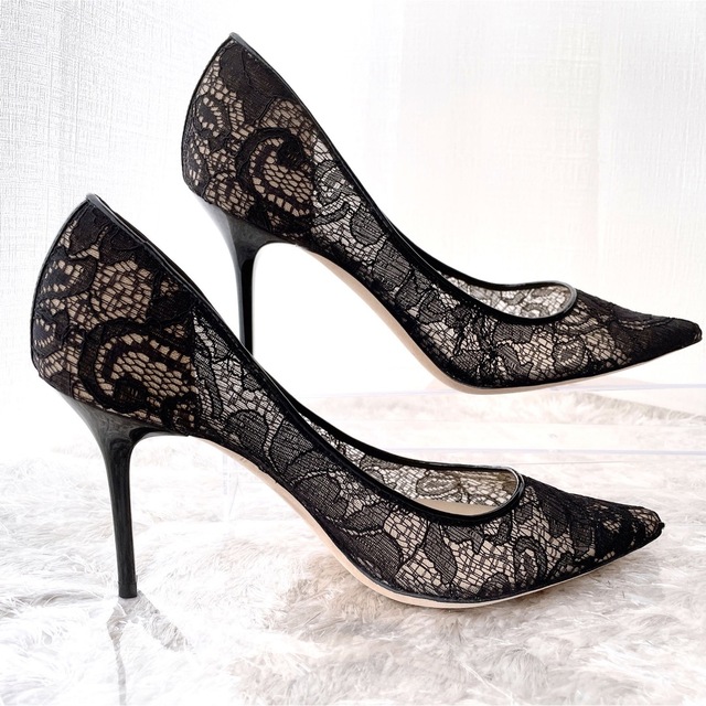 JIMMY CHOO ジミーチュウ パンプス レース ハイヒール 試着のみ