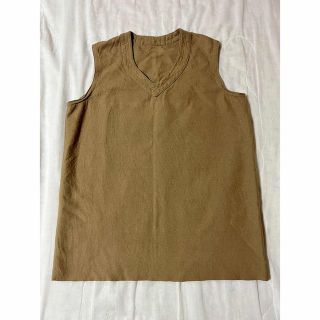 フレンチミリタリー ベスト ホスピタルベスト ビンテージ vintage 古着(ベスト)