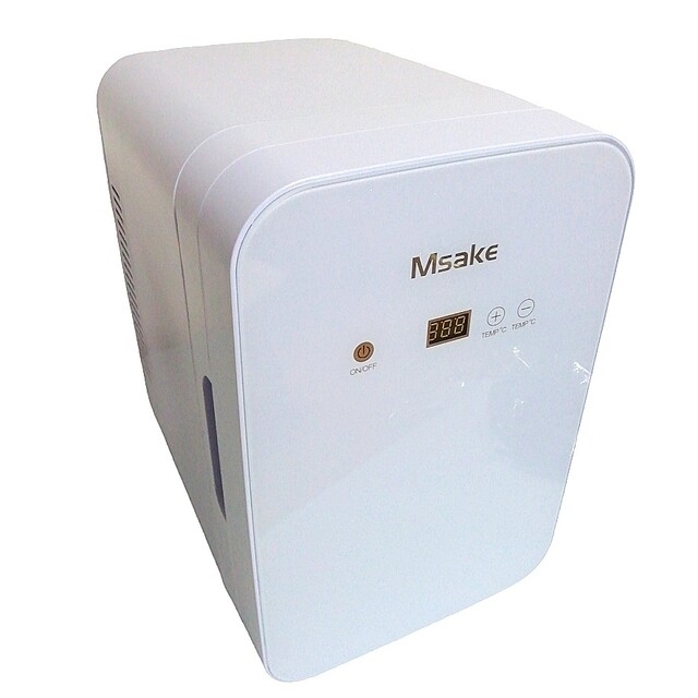【未使用】Msake ミニ冷蔵庫 10L　冷温庫 0℃～60℃　AC/DC給電