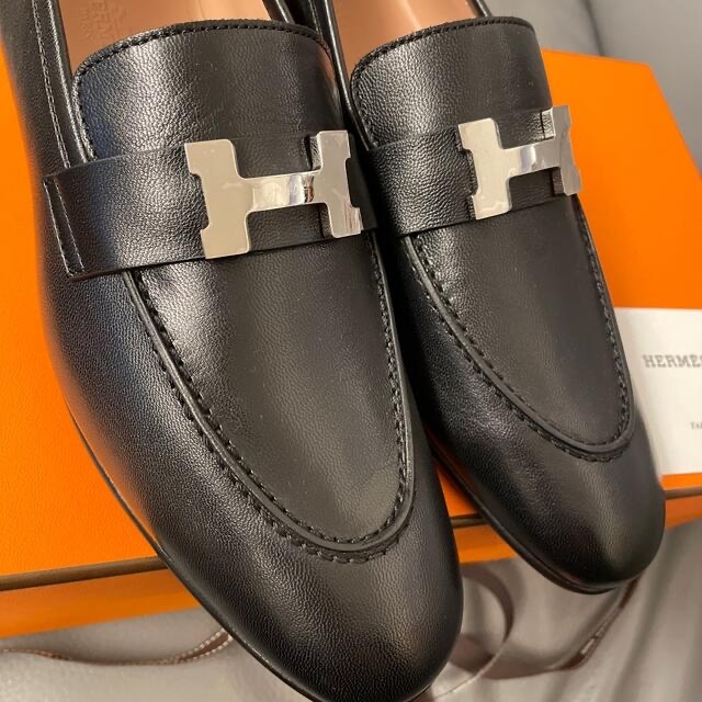 新品未使用 エルメス HERMES モカシン　パリ　ローファー　38