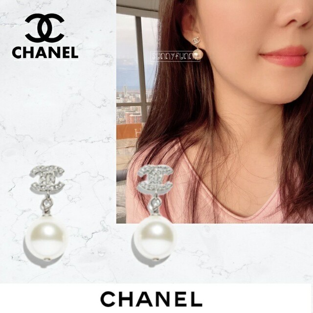 CHANEL ピアス パール equaljustice.wy.gov