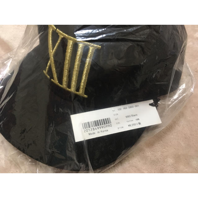 THIRTEEN JAPAN(サーティンジャパン)の新品タグ付きキャップ メンズの帽子(キャップ)の商品写真