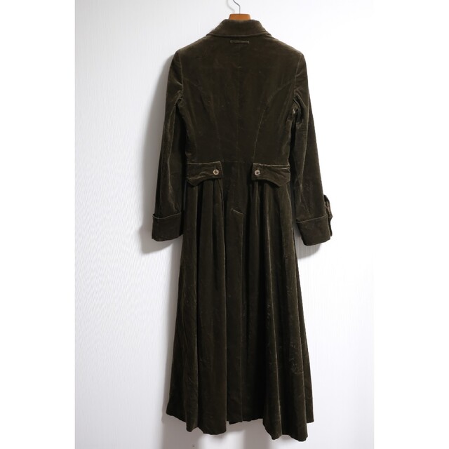 jean paul gaultier velvet long coat