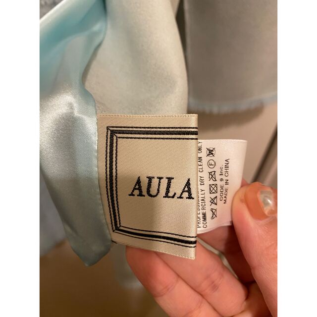 aula aila AULA AILAアウラアイラ ムートンコート ライトブルー 5