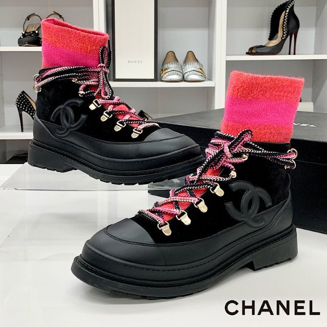 CHANEL ブーツ レディース