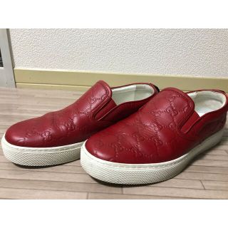 グッチ(Gucci)のGUCCI スリッポン　デッキシューズ(スリッポン/モカシン)