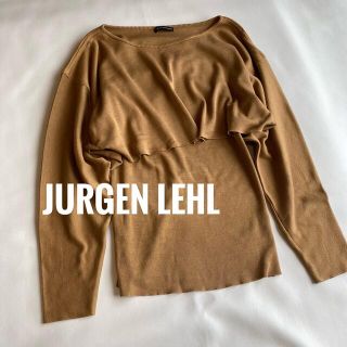 Jurgen Lehl - 美品JURGEN LEHL ヨーガンレール トップス ニット シルク混 キャメル
