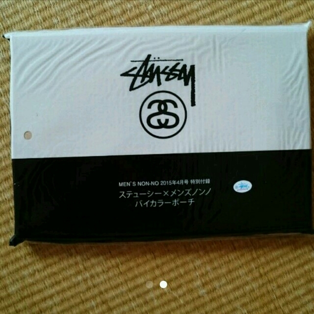 STUSSY(ステューシー)のメンズノンノ ステューシーコラボポーチ レディースのファッション小物(ポーチ)の商品写真