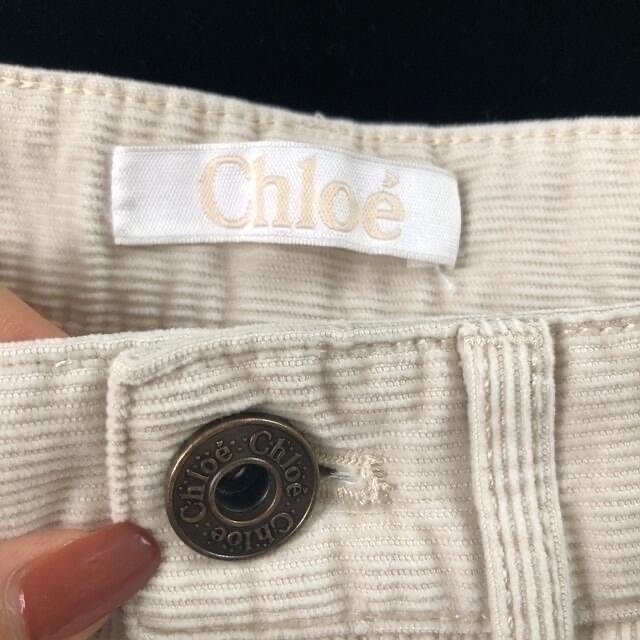 Lochie(ロキエ)のChloe White corduroy skirt🤍 レディースのスカート(ミニスカート)の商品写真