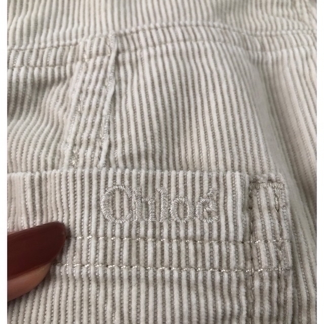 Lochie(ロキエ)のChloe White corduroy skirt🤍 レディースのスカート(ミニスカート)の商品写真