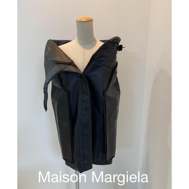 人気アイテム Margiela Martin Maison - 新品 フェイクレザー2wayジャケット IT40 Margiela Maison ライダースジャケット 人気アイテム Margiela Martin Maison - 新品 フェイクレザー2wayジャケット IT40 Margiela Maison ライダースジャケット