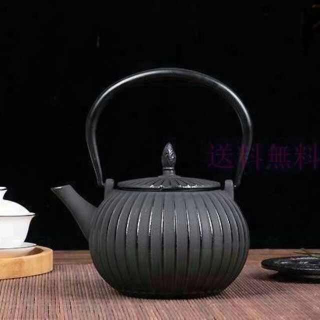 鋳鉄 急須 古風鉄瓶 鉄分補給 提梁壺 茶壺 水壷 煮茶壷 鉄びん茶道具