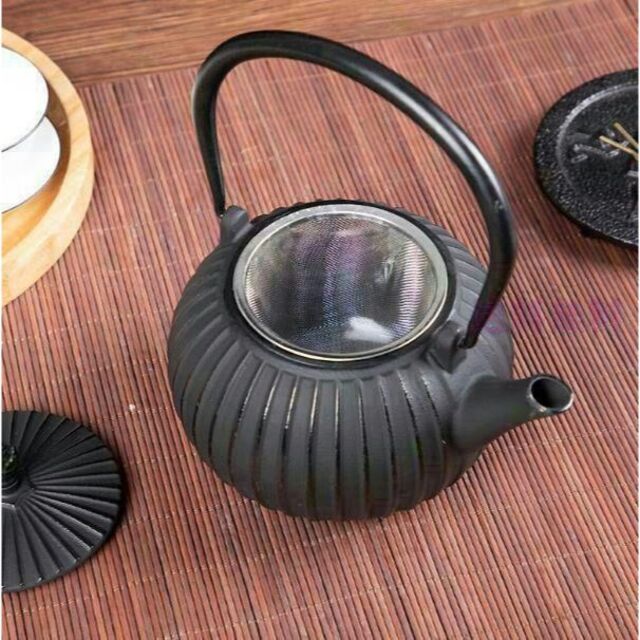 鋳鉄 急須 古風鉄瓶 鉄分補給 提梁壺 茶壺 水壷 煮茶壷 鉄びん茶道具