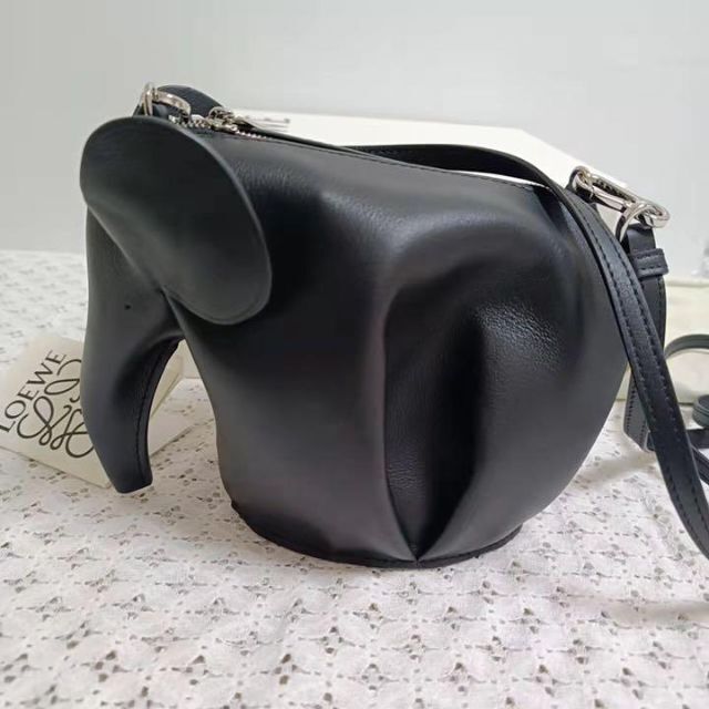 LOEWE ロエベ エレファント ブラック ミニショルダーバッグ duniasapi.com