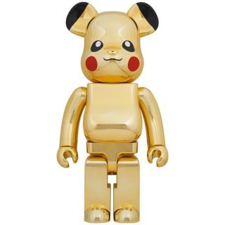 メディコムトイ(MEDICOM TOY)のBE@RBRICK ピカチュウ GOLD CHROME Ver. 1000％(その他)