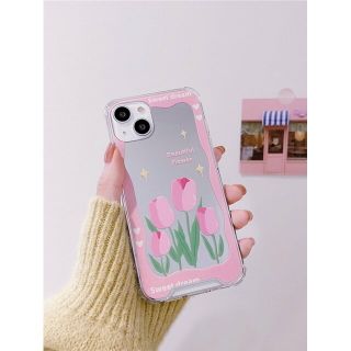 ゾエジェンコ(Zoe Jenko)の【クリア】チューリッププリントスマホケース 9470(スマホケース)