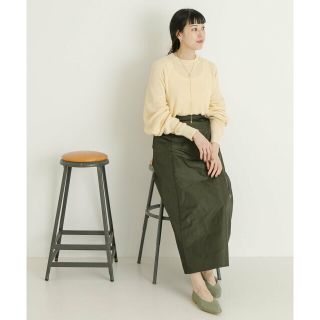 アーバンリサーチラボ(UR Lab.)の【KHAKI】メモリーツイルフレアスカート(ロングスカート)