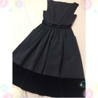 フォクシー(FOXEY)の美品♡FOXEY ベロアドレス ワンピース♡ルネ フォクシー トッカ(ひざ丈ワンピース)