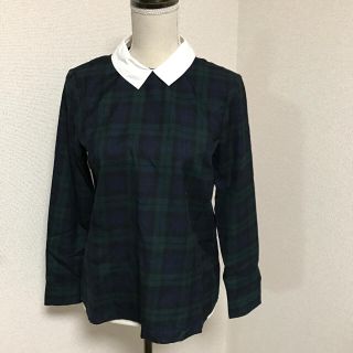 ロペピクニック(Rope' Picnic)のロペピクニック チェック ブラウス ネイビー ダークグリーン(シャツ/ブラウス(長袖/七分))