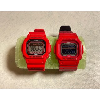 ジーショック(G-SHOCK)のG-SHOCK 赤モデル 2本(腕時計(デジタル))