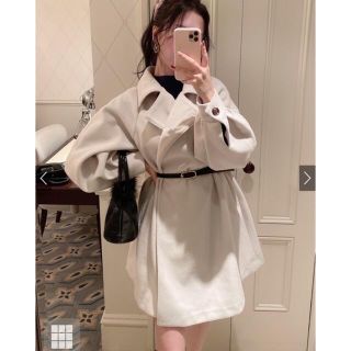 STOF 16AW 異邦のガウンコート S ベルギー産ジャガード 安い特売 www