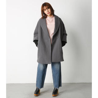 マウジー(moussy)のmoussy  COCOON SILHOUETTE コート(ロングコート)