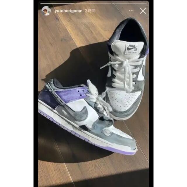 NIKE - 堀米雄斗着用 nike sb dunk low court purpleの通販 by NIKE - 堀米雄斗着用 nike sb dunk low court purpleの通販 by