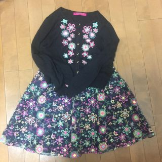 ドーリーガールバイアナスイ(DOLLY GIRL BY ANNA SUI)のDOLLY GIRL スカート&カーディガン(カーディガン)