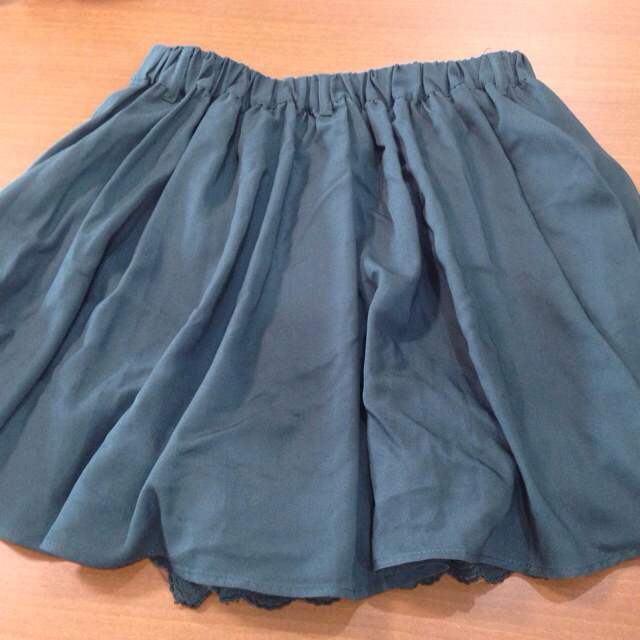 PAGEBOY(ページボーイ)の再値下げ＊送料込ページボーイ濃緑スカート レディースのスカート(ミニスカート)の商品写真