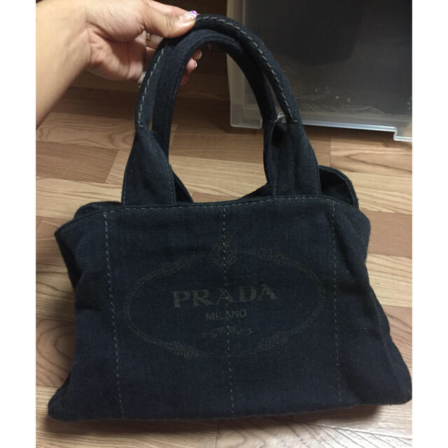 PRADA 大人気 カナパ デニム DENIM トート