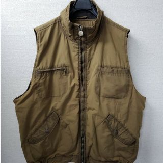 エルエルビーン(L.L.Bean)の90s OUTBACK アウトバック　オイルドコットンベスト　Wジップ(ベスト)