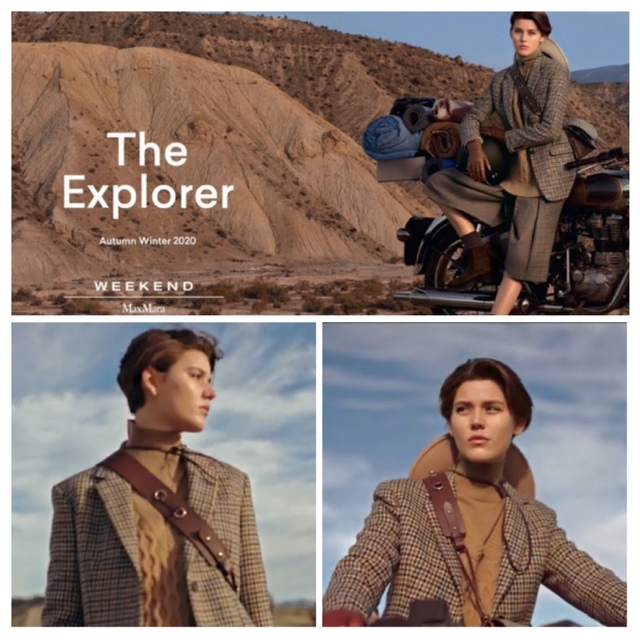 Max Mara - 【極美品 20AW】Max Mara WEEKEND Vウールチェック