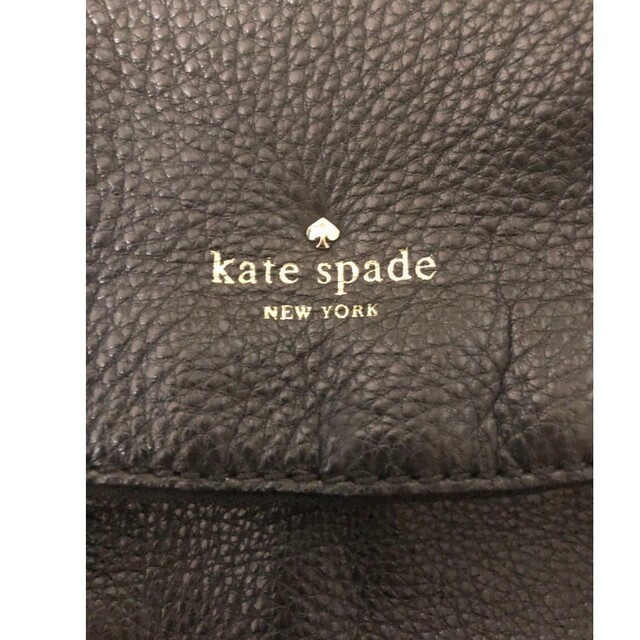 kate spade new york(ケイトスペードニューヨーク)のケイトスペードニューヨーク　黒　ブラック　ロゴハンドバッグ レディースのバッグ(ハンドバッグ)の商品写真