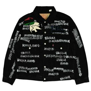 DENIME TEARS Stussy Levi's Black XL(Gジャン/デニムジャケット)