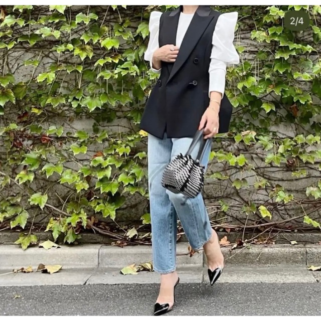 cygne ジレ / ブラック Julie | myglobaltax.com