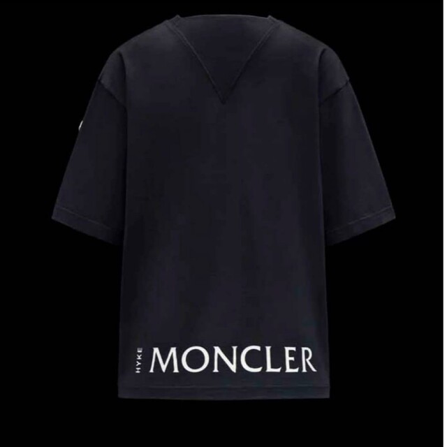 Tシャツ/カットソー(半袖/袖なし)MONCLER GENIUS HYKE ロゴ Tシャツ ネイビー M