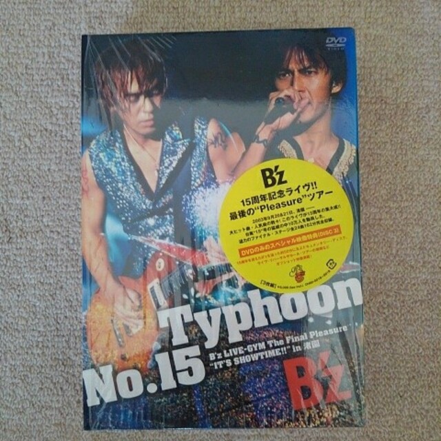 Typhoon　No．15～B’z　LIVE-GYM　The　Final　Ple エンタメ/ホビーのDVD/ブルーレイ(ミュージック)の商品写真
