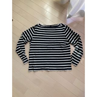 ユニクロ(UNIQLO)のユニクロ　ボーダートップス(カットソー(長袖/七分))