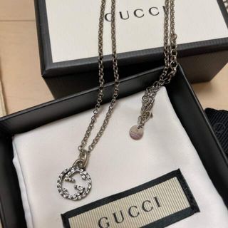 グッチ(Gucci)のGUCCI インターロッキングG ペンダント ネックレス グッチ(ネックレス)