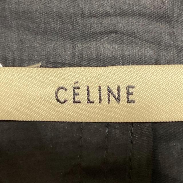 celine(セリーヌ)のセリーヌ トレンチコート サイズ38 M - 黒 レディースのジャケット/アウター(トレンチコート)の商品写真