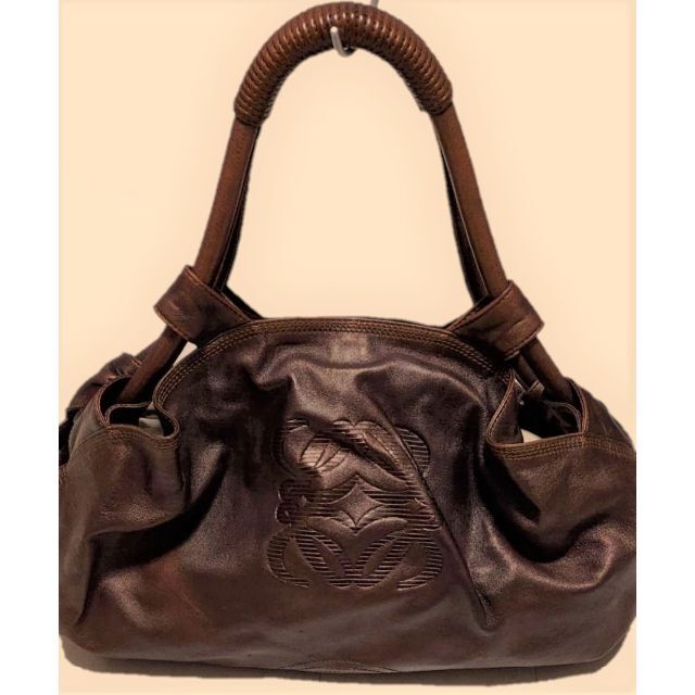 LOEWE ロエベ ナッパアイレ ダークブラウン 茶色 ショルダーバッグ
