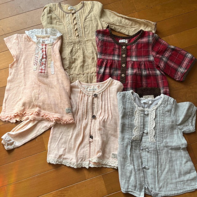 Biquette(ビケット)の　biquette 100cm まとめ売り キッズ/ベビー/マタニティのキッズ服女の子用(90cm~)(Tシャツ/カットソー)の商品写真