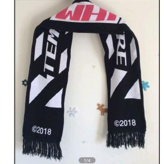 正規品 OFF-WHITE c/o VIRGIL ABLOH 大判 マフラー