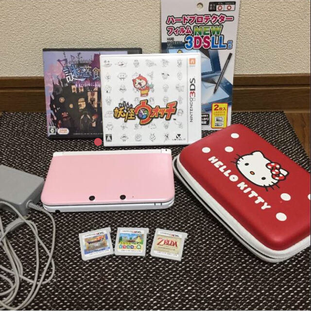 ニンテンドー 3DS LL カセット5個付き