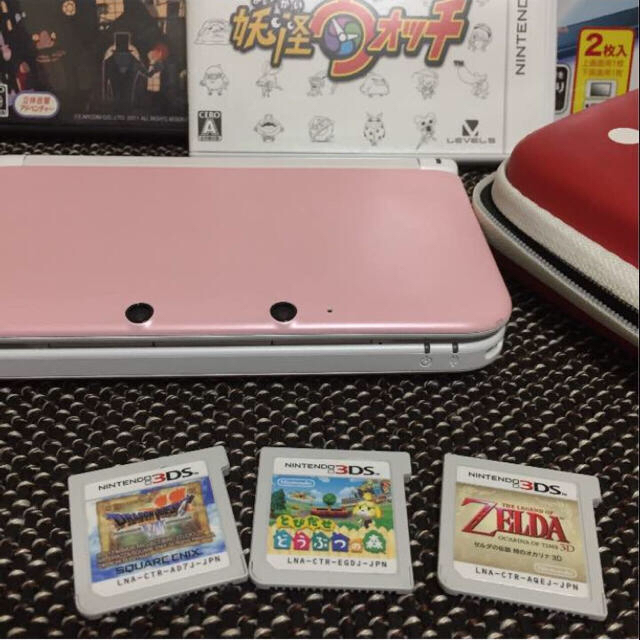 任天堂 - 3DS LL 本体 ソフト5個 ハローキティー専用ケース 付き 美品 ...