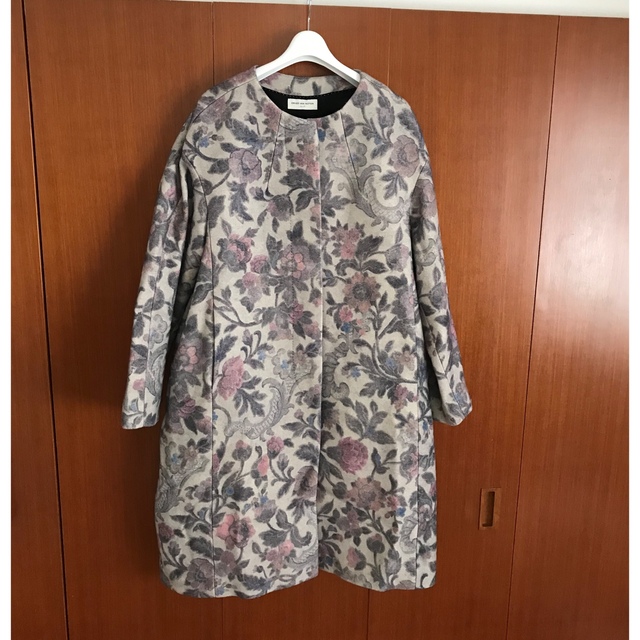 古典 VAN DRIES - NOTEN VAN DRIES NOTEN ノーカラーコート 羊毛